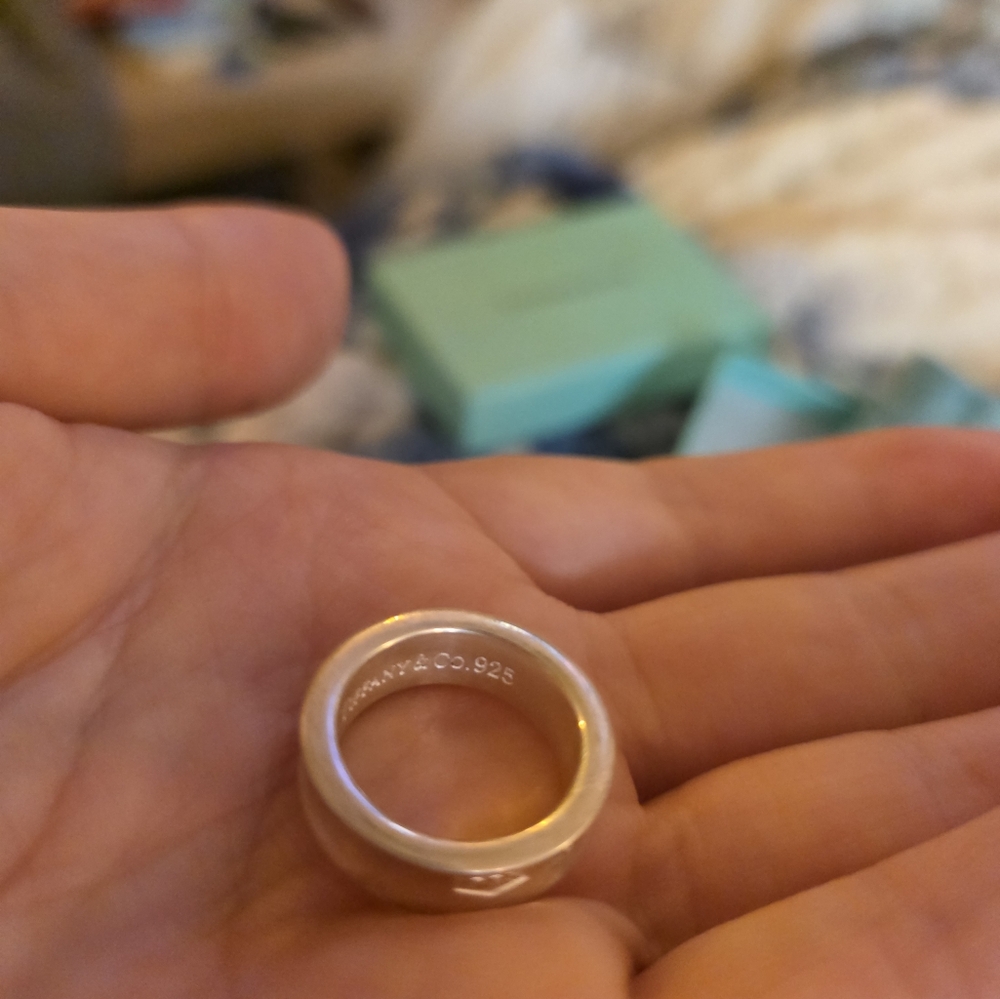 1997 Vintage Tiffany & Co. Silver Ring - Picture 5 of 6